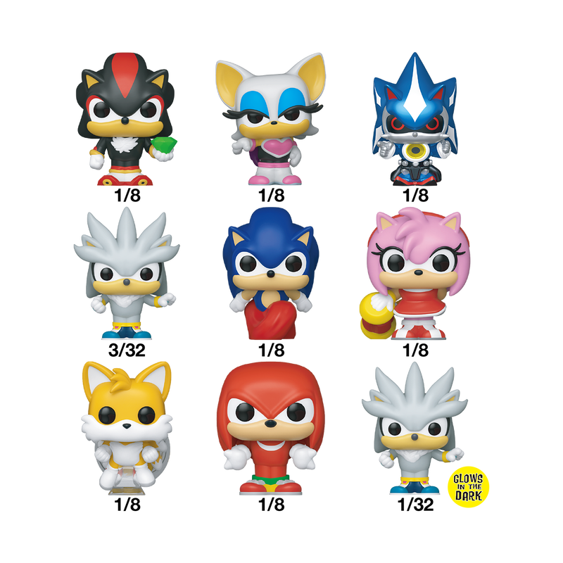 Sonic the Hedgehog Bitty POP! Vinyl Figuras 2 cm Expositor (32)