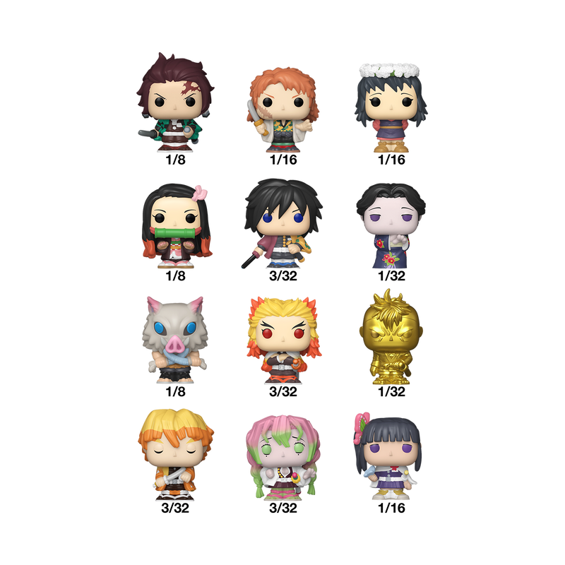 Demon Slayer: Kimetsu no Yaiba - The Movie Bitty POP! Vinyl Figuras 2 cm Expositor (32)