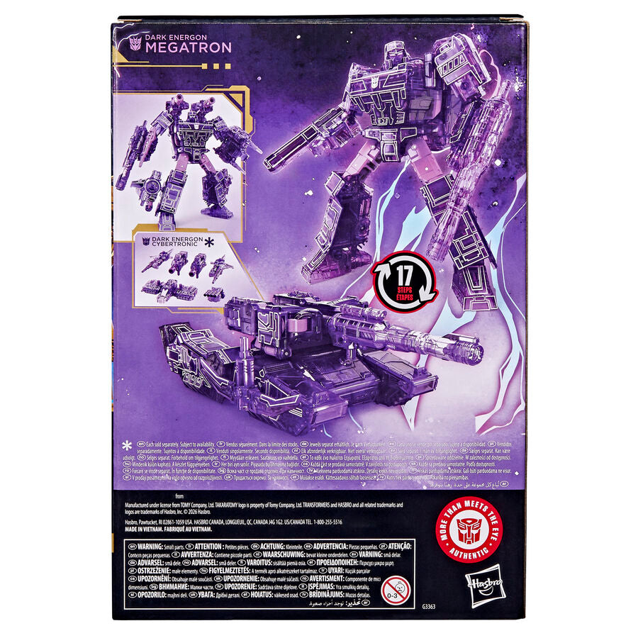 Transformers Age of the Primes Voyager Class Figura Dark Energon Megatron 17 cm