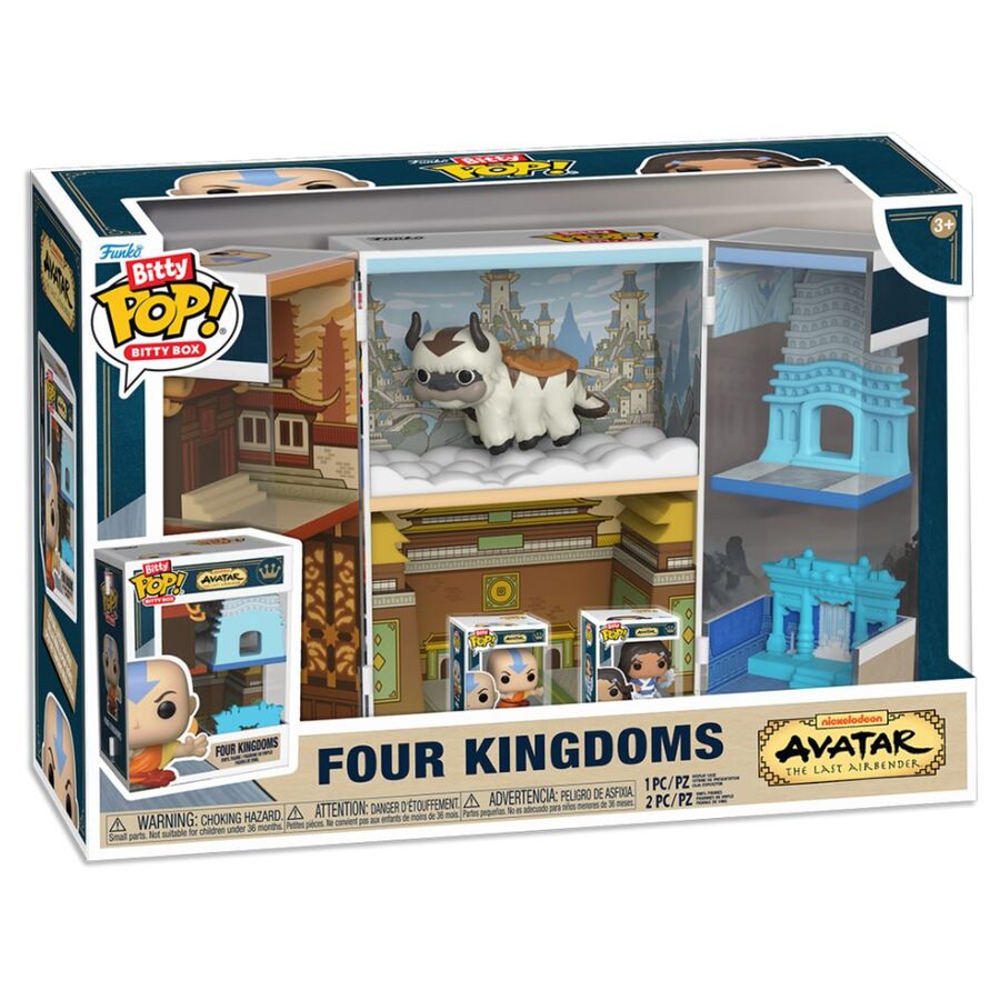 Avatar: la leyenda de Aang Bitty POP! Bitty Box Expositor con 2 Figuras de vinilo Kingdoms