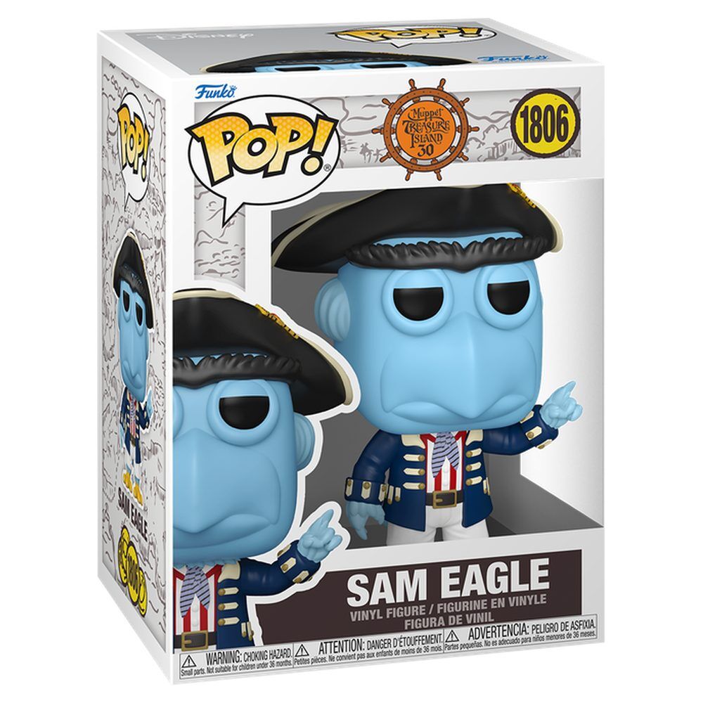Los Teleñecos en la Isla del Tesoro Figura POP! Movies Vinyl Sam Eagle 9 cm