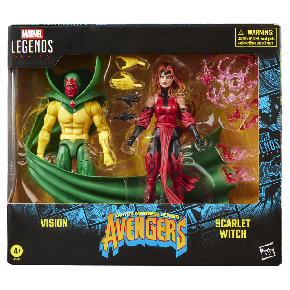 Avengers Marvel Legends Pack de 2 Figuras Vision & Scarlet Witch 15 cm