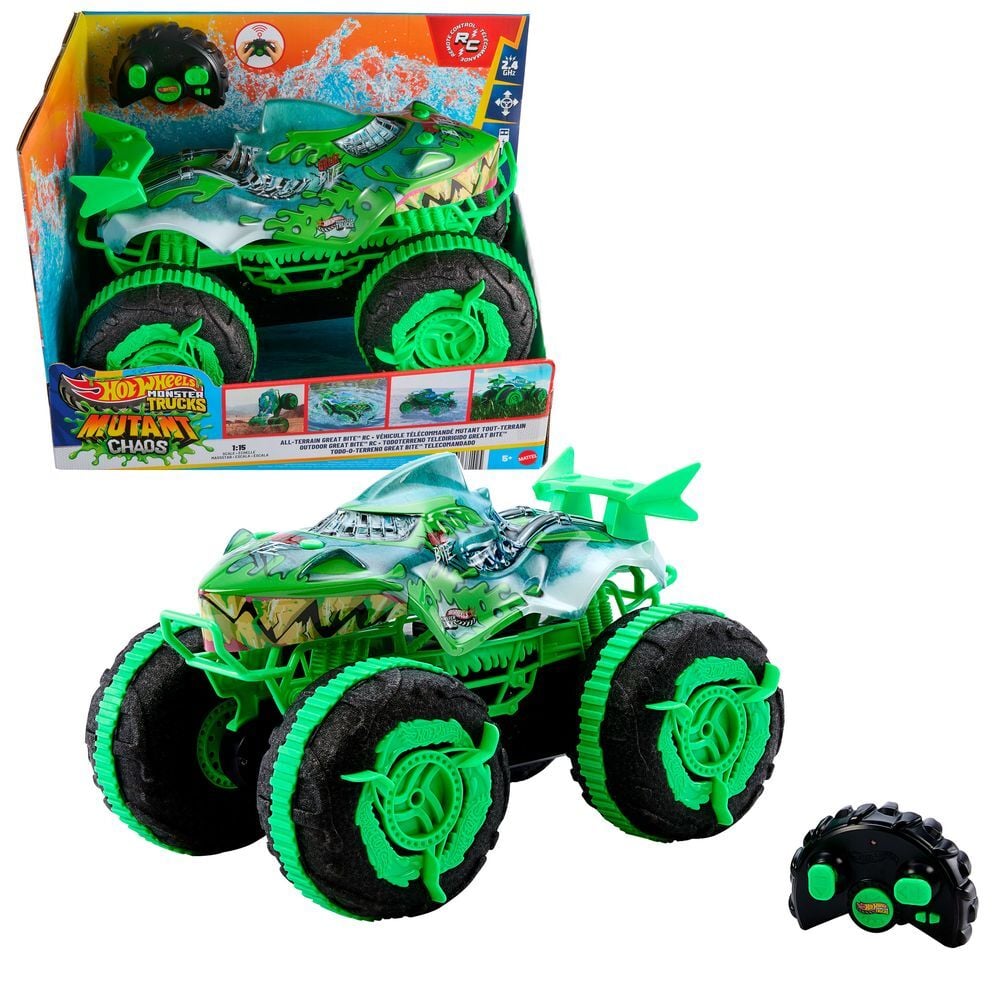 Coche Todoterreno radio control Mutant Chaos Monster Trucks Hot Wheels Frikytopia