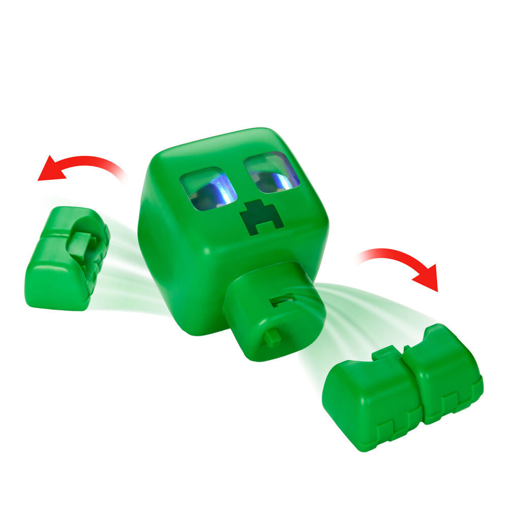 Minecraft Figura interactiva My Pet Creeper 14 cm