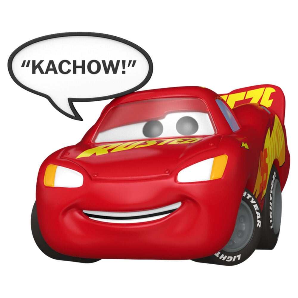 Cars POP! Sayings Vinyl Figura Lighting McQueen (Kachow) 6 cm