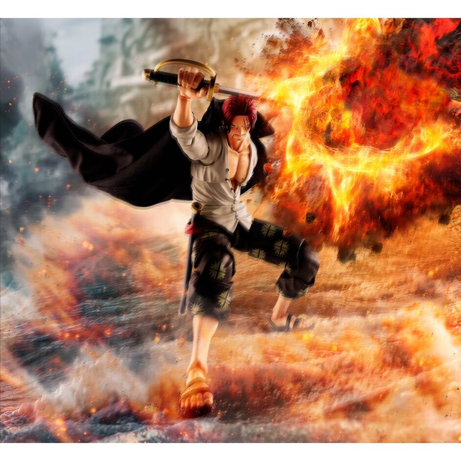 One Piece Figura S.H.Figuarts Shanks -Marineford- 17 cm