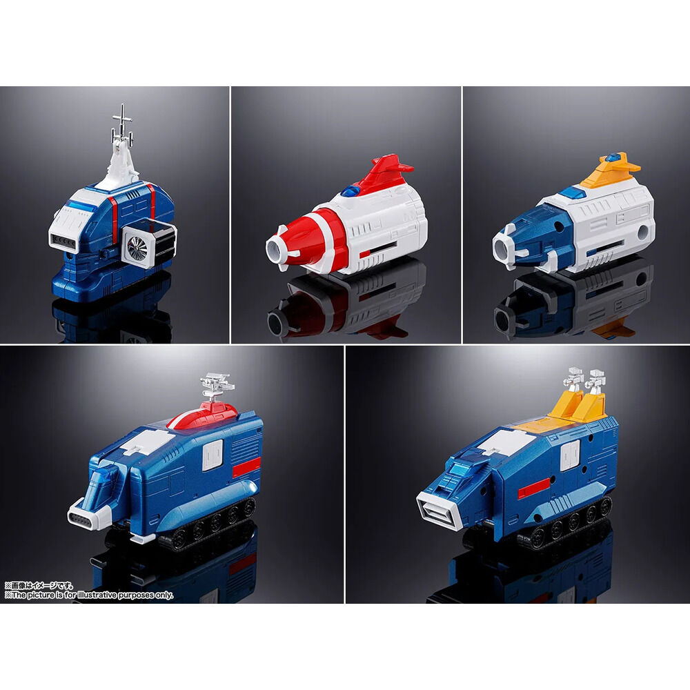 Armored Fleet Dairugger XV Figura Diecast Soul of Chogokin GX-88