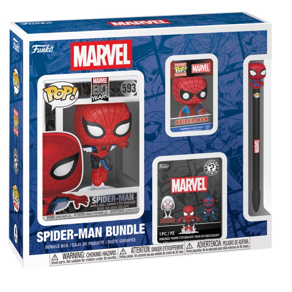 Blister Bundle POP Marvel Spider-Man Frikytopia