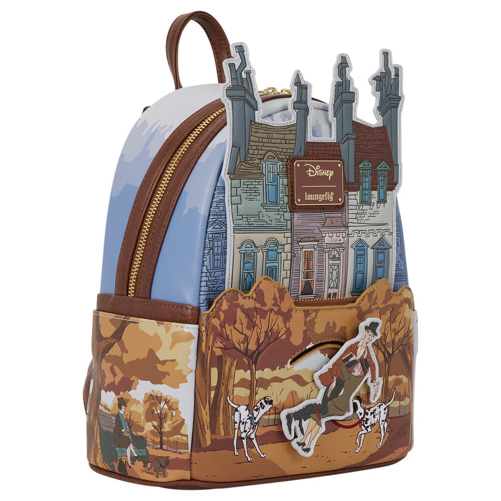 Mochila Roger & Anita 101 Dalmatas Disney Loungefly 26cm