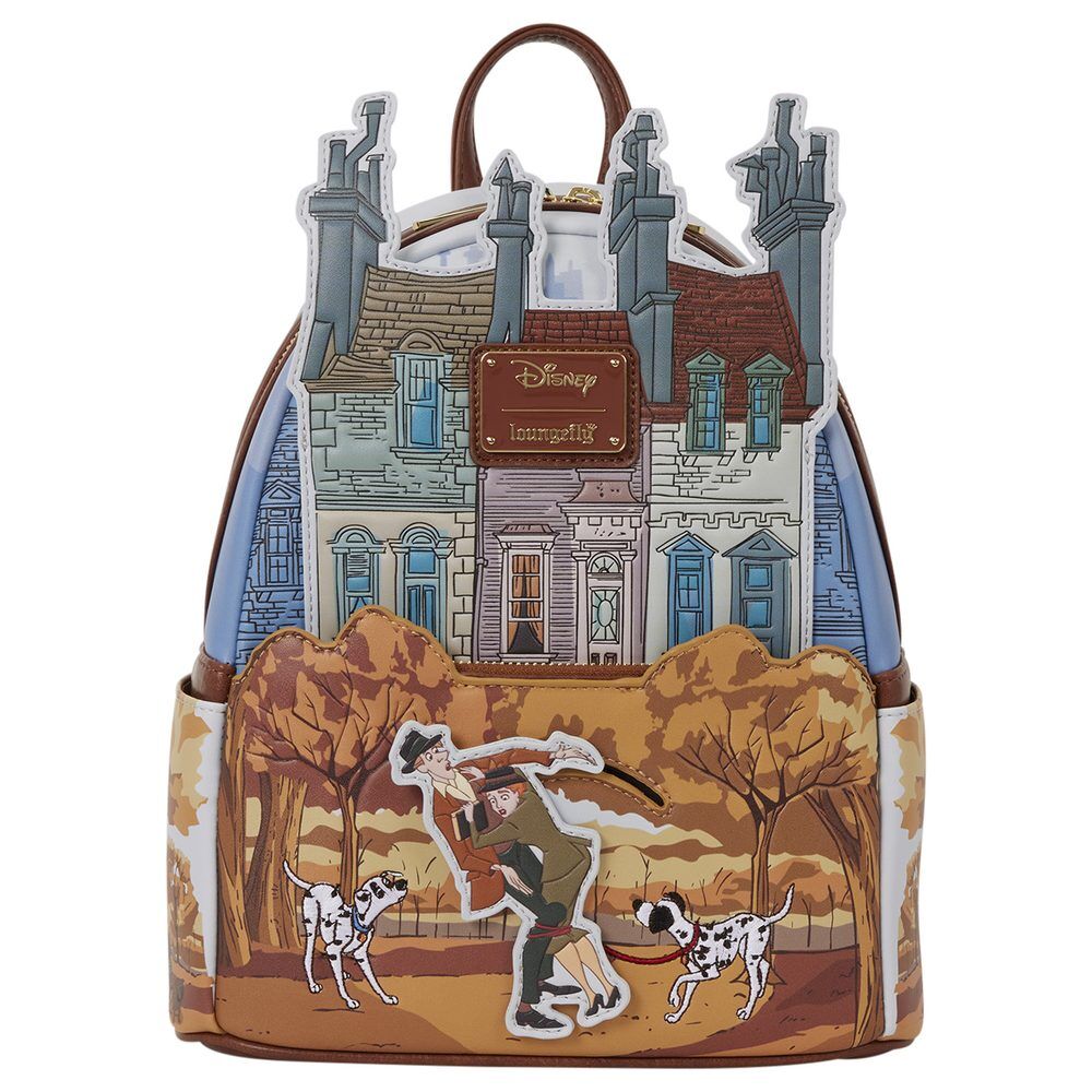 Mochila Roger & Anita 101 Dalmatas Disney Loungefly 26cm