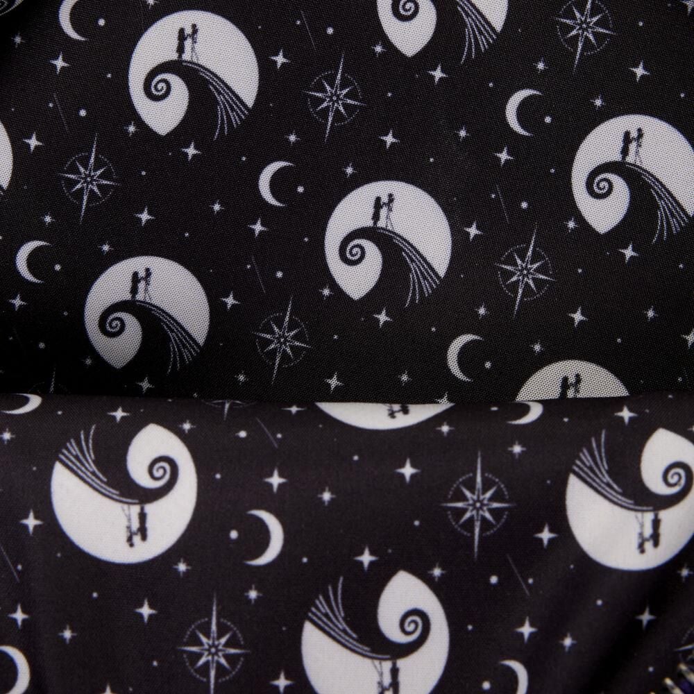 Mochila Jack Skellington & Sally Cielo Nocturno Pesadilla Antes de Navidad Disney Loungefly 26cm