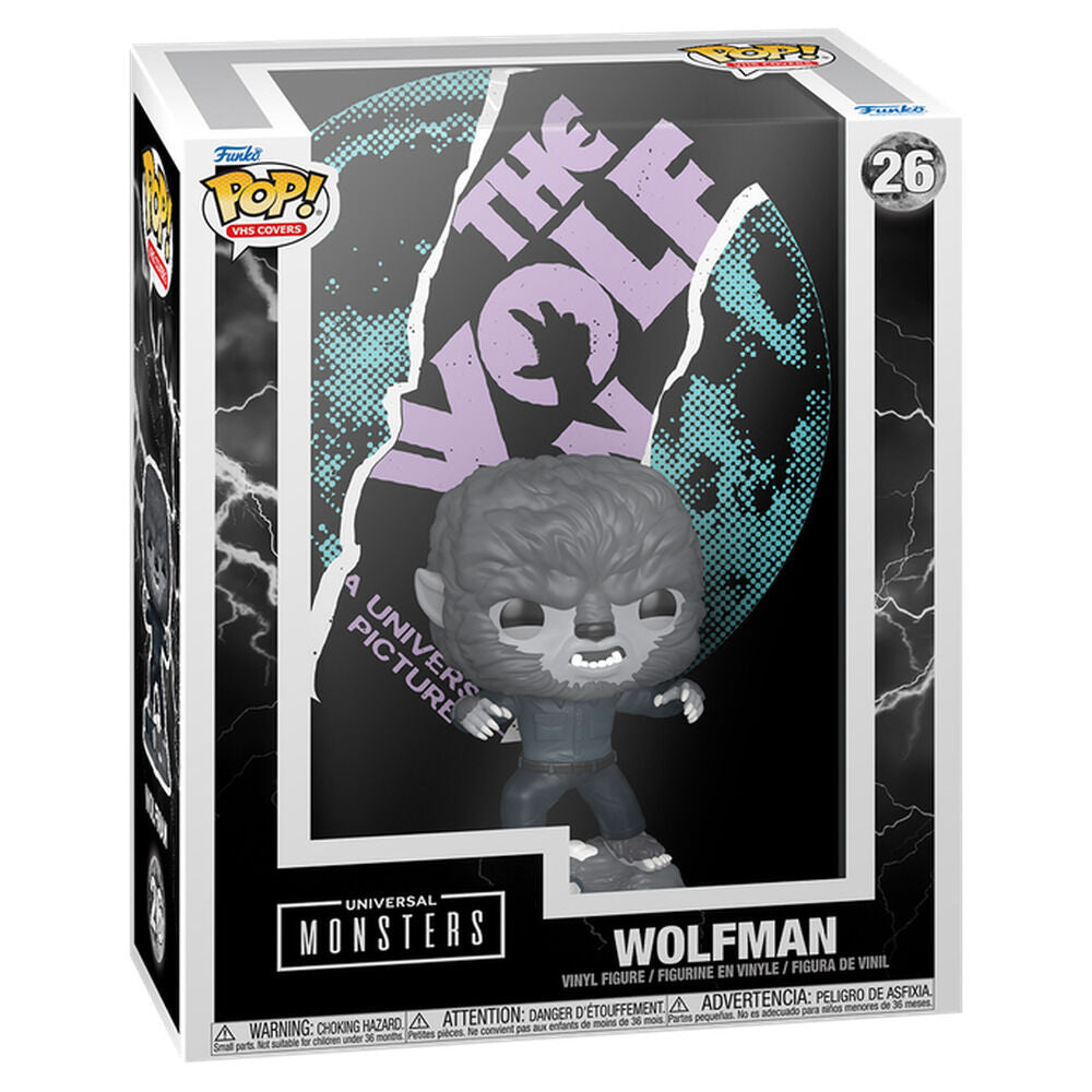 El hombre lobo POP! VHS Covers Vinyl Figura Wolfman 9 cm