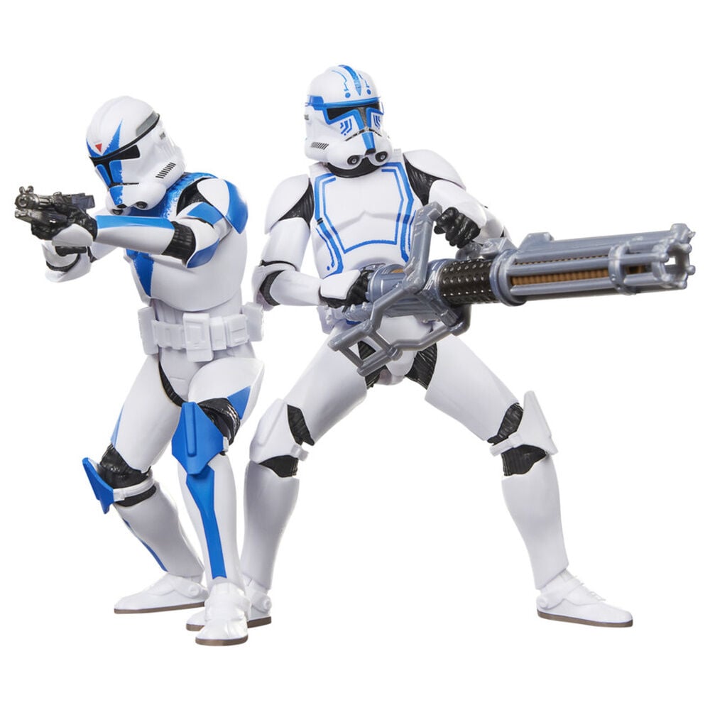 Blister 2 figuras Clone Trooper Dogma & Clone Trooper Hardcase Star Wars 15cm