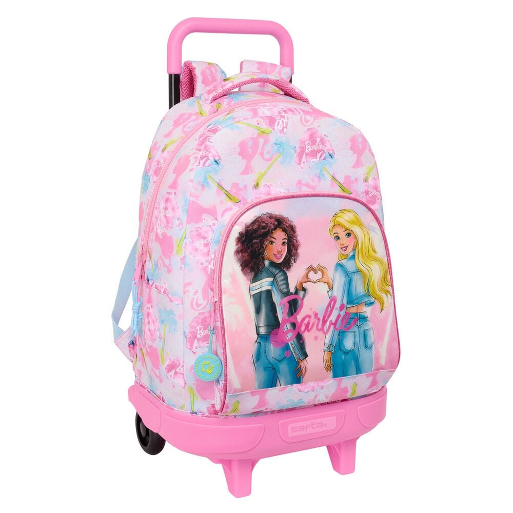 Trolley Compact Extraible Painterly Barbie 45cm Frikytopia