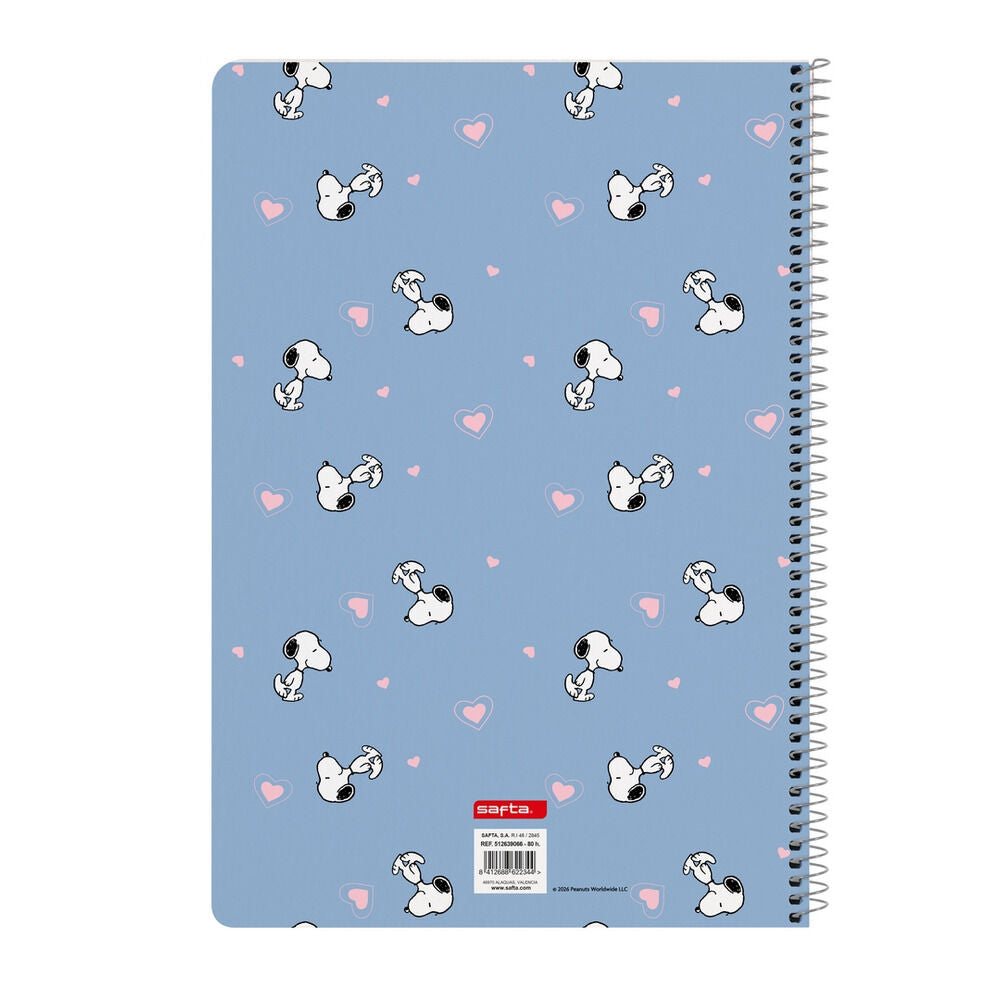 Cuaderno A5 Snoopy
