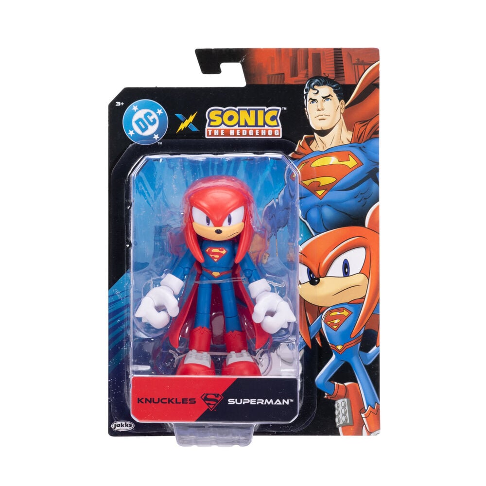 Figura Knuckles Sonic The Hedgehog x Dc Comics 13cm