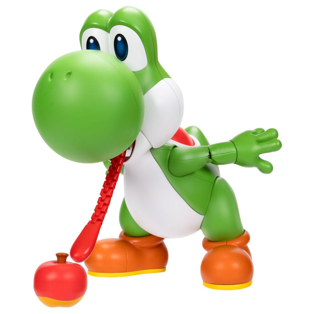 Figura interactiva Yum Yum Yoshi Super Mario Bros 20cm Frikytopia
