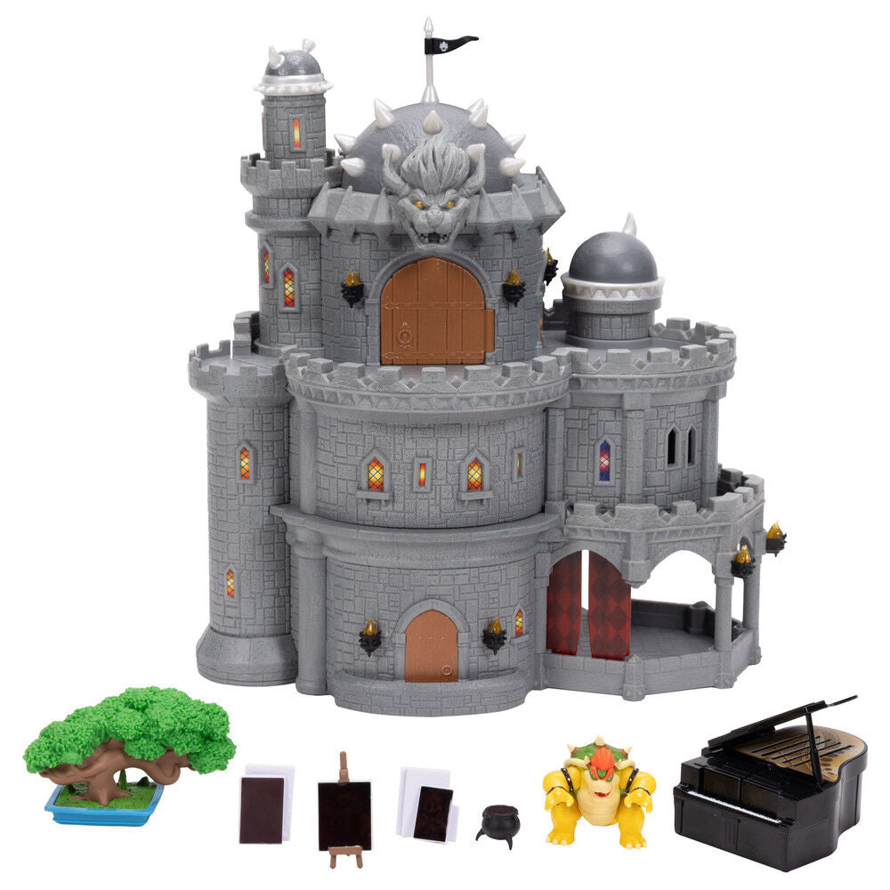 Super Mario Galaxy: la película Playset Deluxe con 1 Minifigura Castillo de Bowser