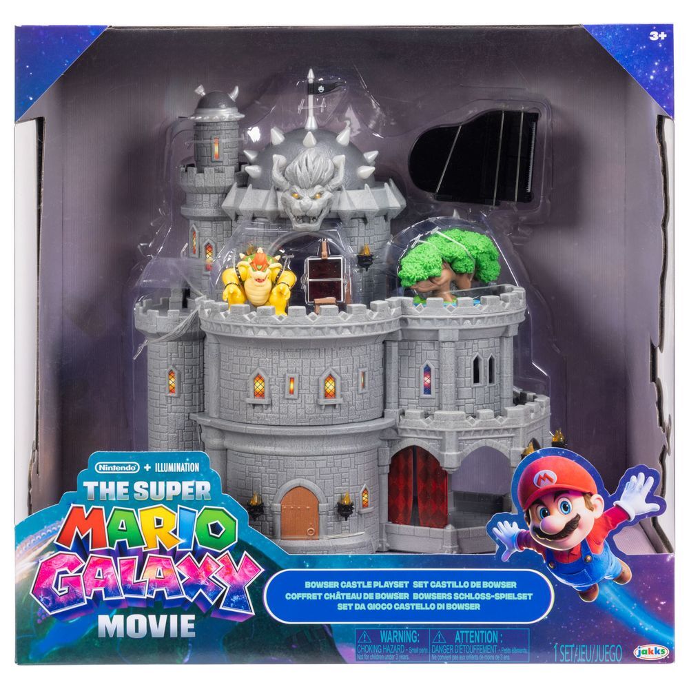 Super Mario Galaxy: la película Playset Deluxe con 1 Minifigura Castillo de Bowser