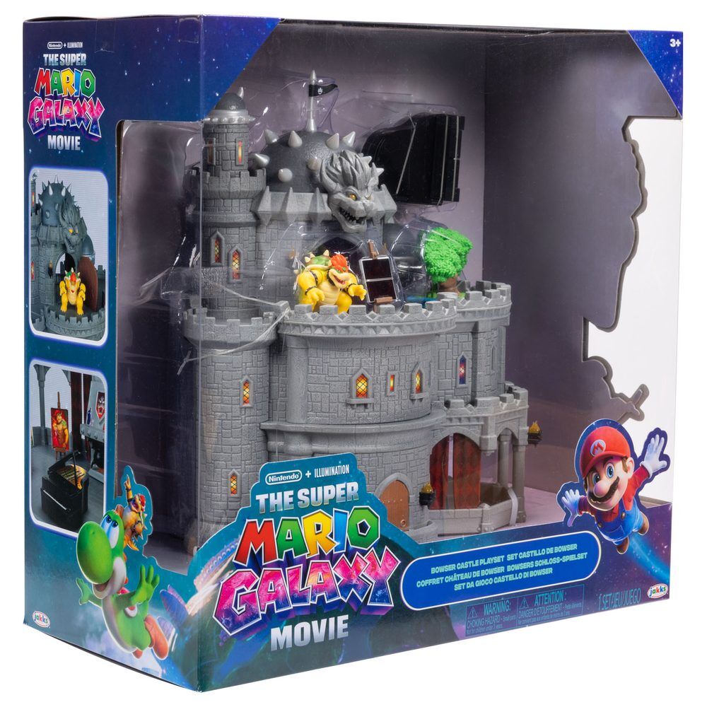 Super Mario Galaxy: la película Playset Deluxe con 1 Minifigura Castillo de Bowser