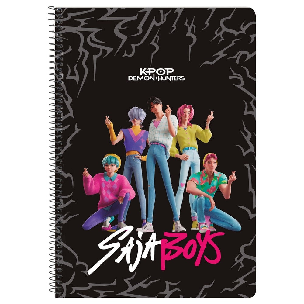 Cuaderno A5 Saja Boys Kpop Demon Hunters Frikytopia