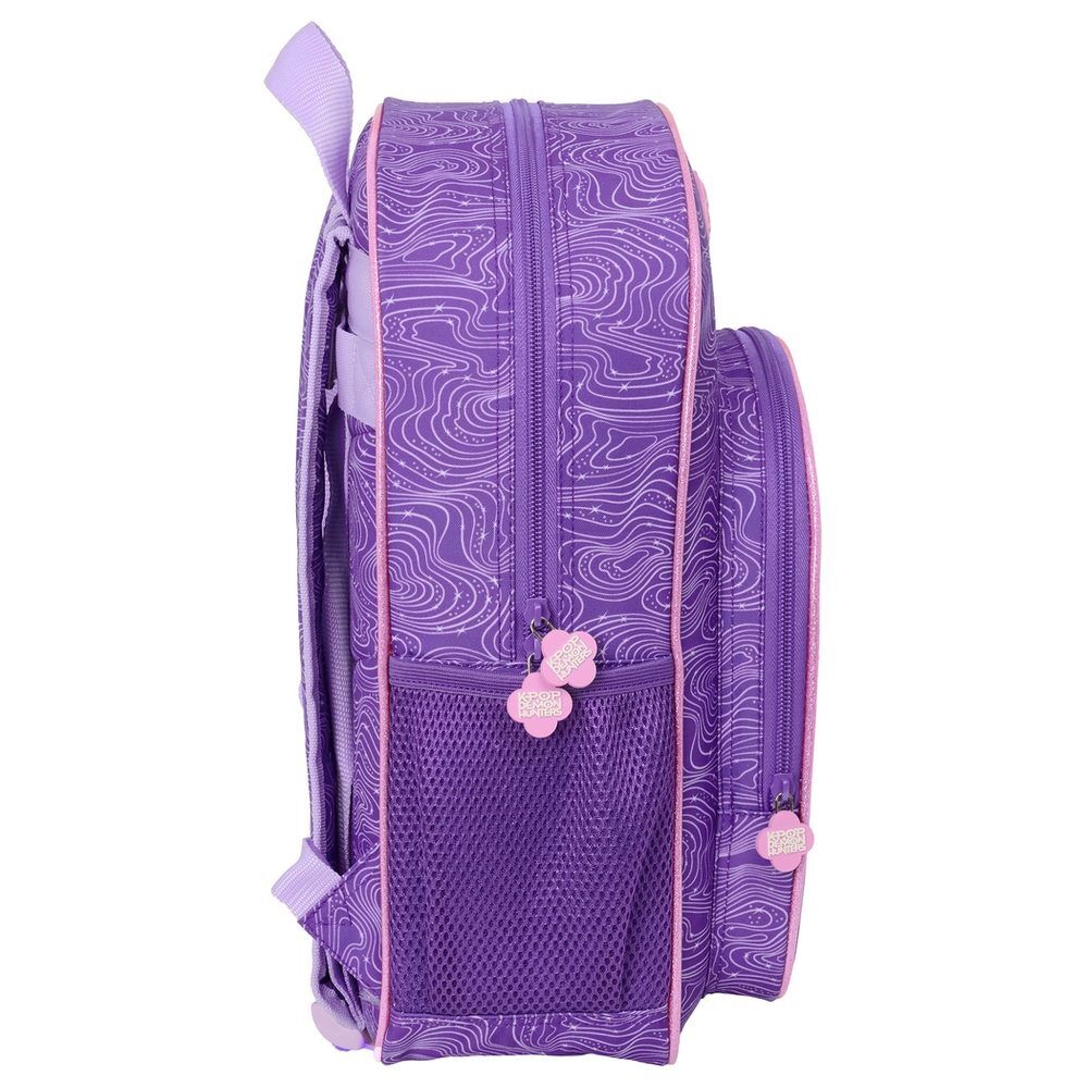 Mochila Battle Kpop Demon Hunters 38cm adaptable