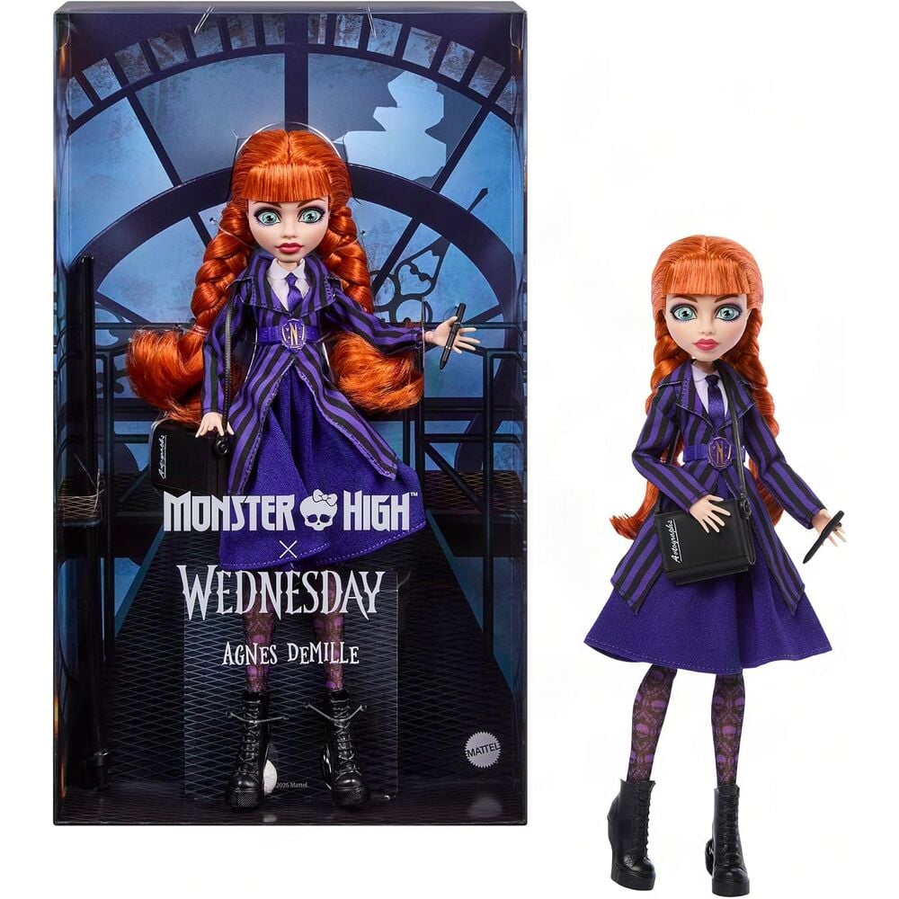 Muñeca Agnes Miercoles Wednesday Monster High