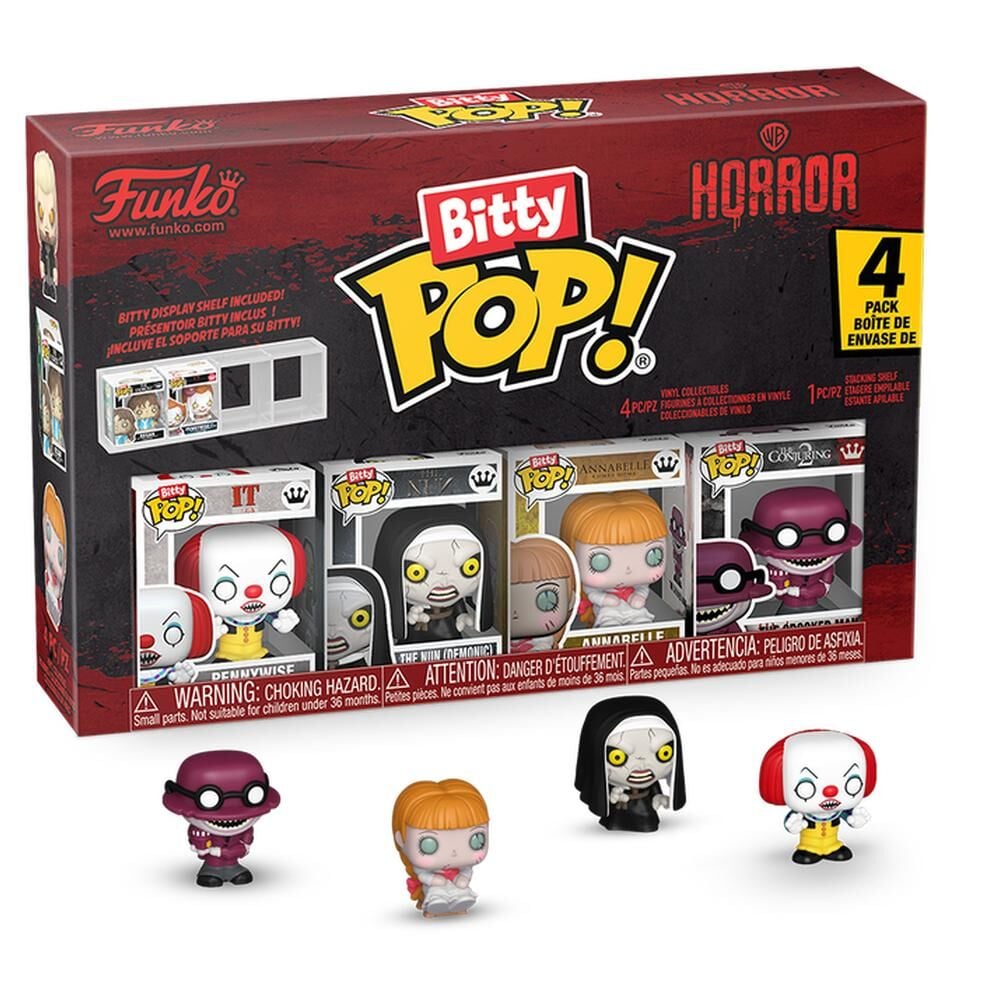 IT Pack de 4 Figuras Bitty POP! Vinyl Pennywise 2,5 cm