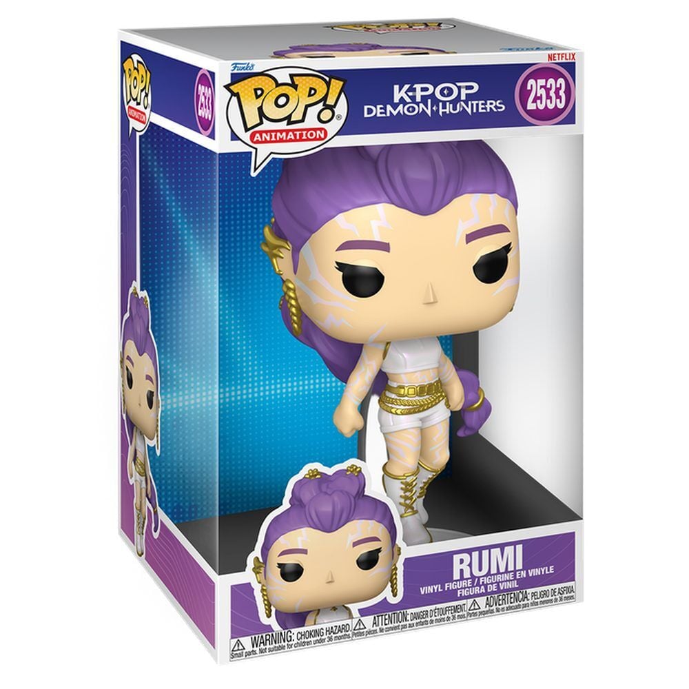 KPop Demon Hunters Figura Super Sized Jumbo POP! Vinyl Rumi 25 cm