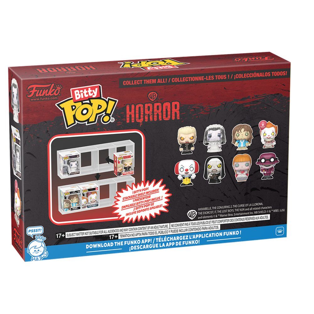 IT Pack de 4 Figuras Bitty POP! Vinyl Pennywise 2,5 cm