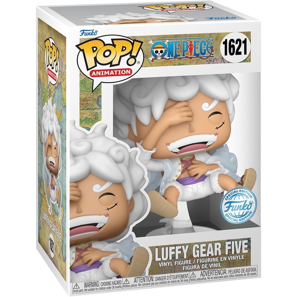 One Piece POP! Animation Vinyl Figura  Luffy Gear Five (Laughing) Exclusive 9 cm
