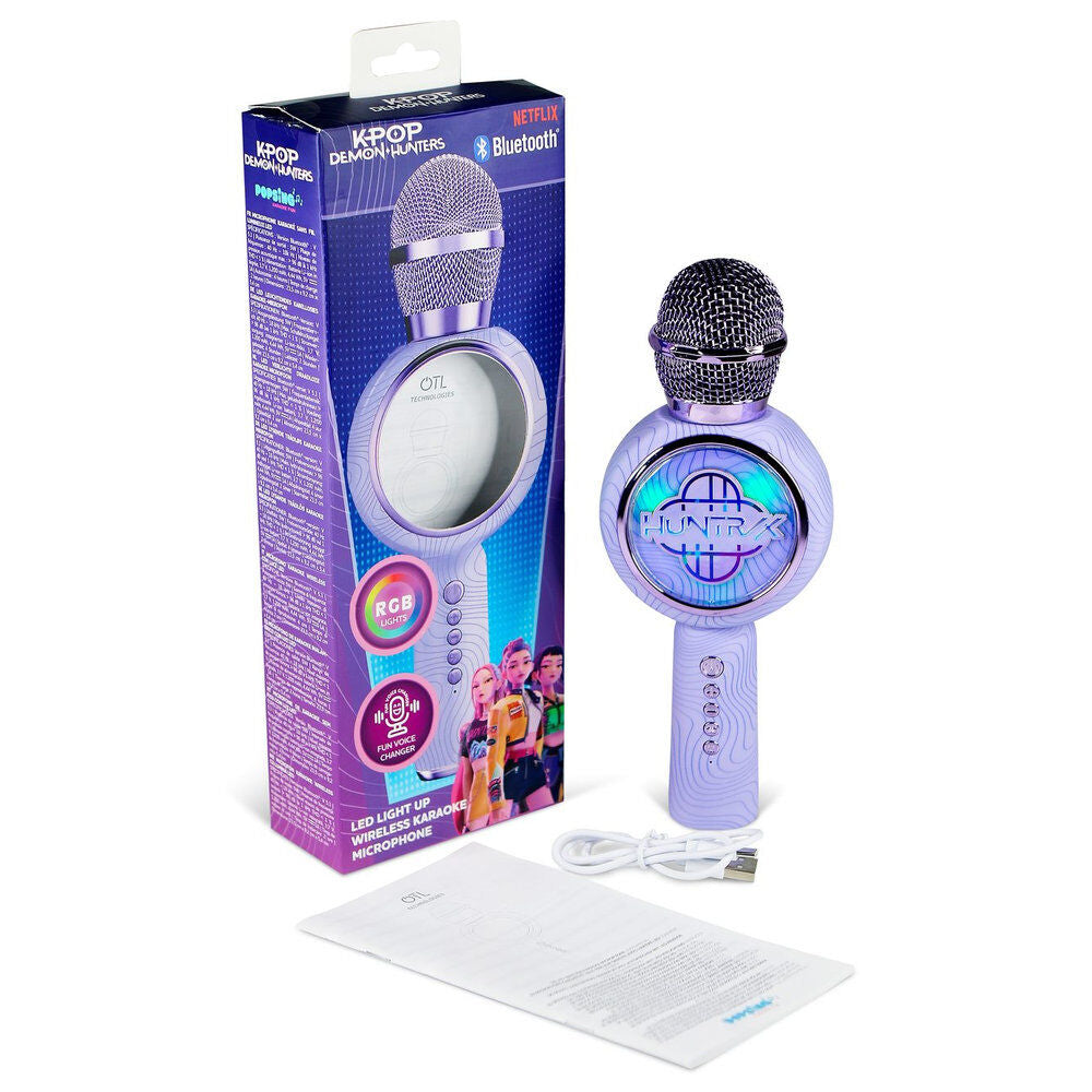 Microfono altavoz LED Kpop Demon Hunter
