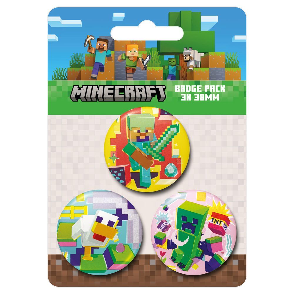 Minecraft Pack 3 Chapas