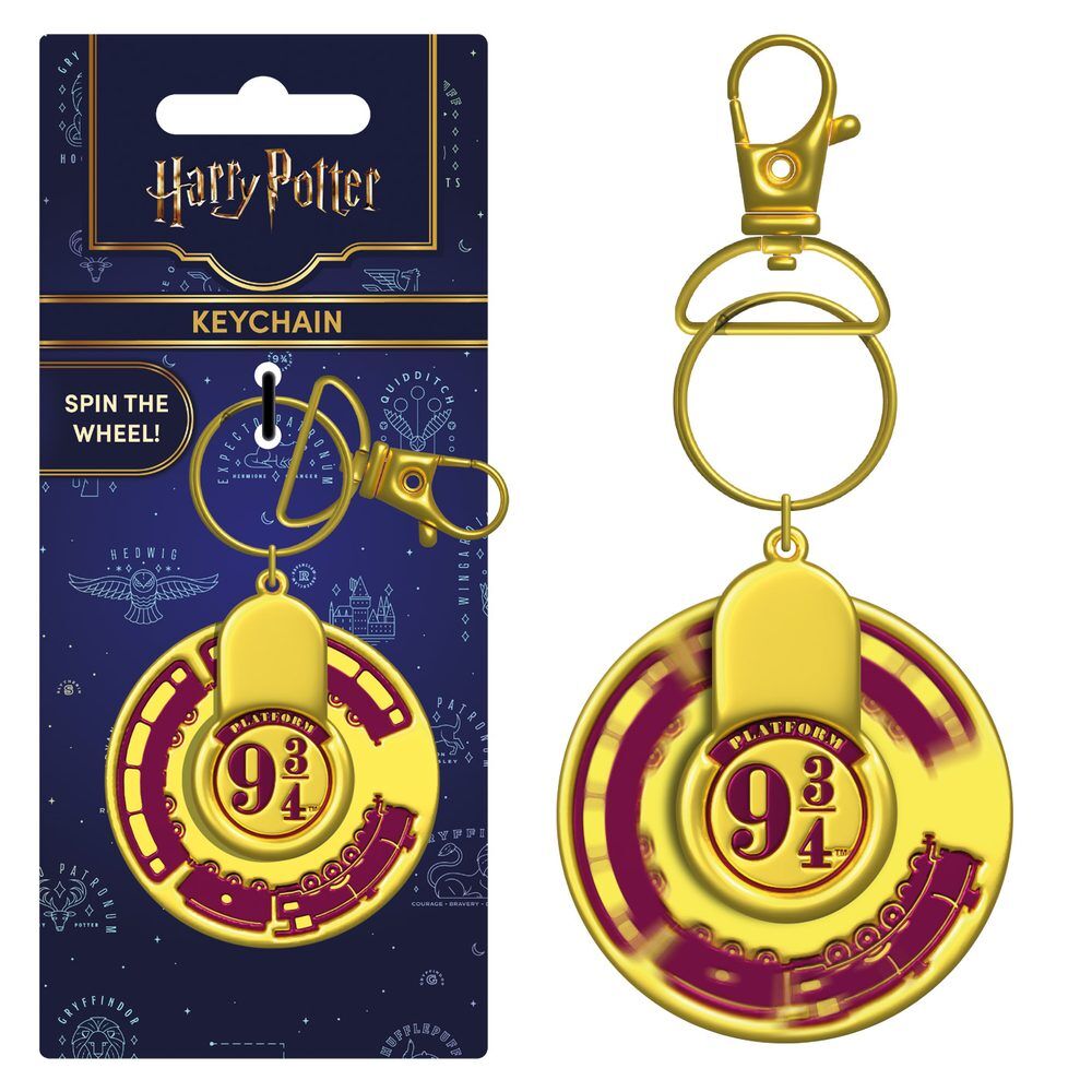Harry Potter Llavero giratorio de metal Hogwarts Express