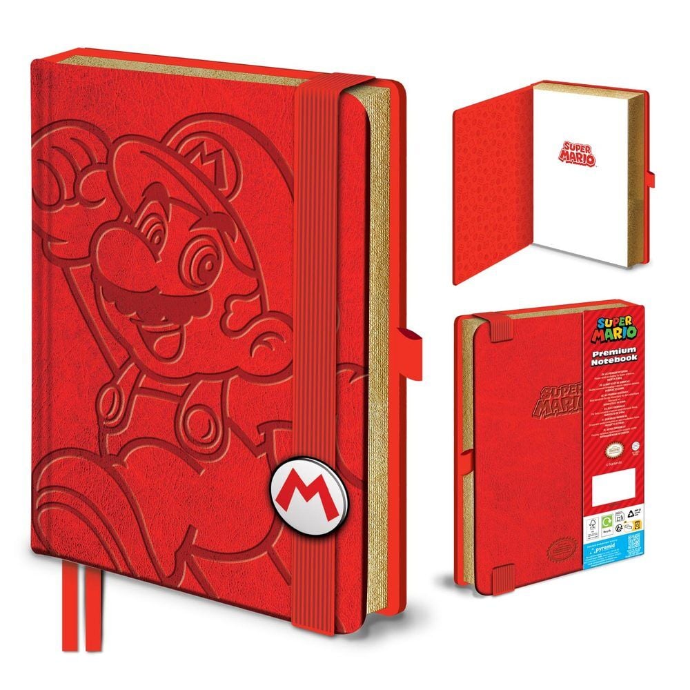 Cuaderno A5 Mario Super Mario