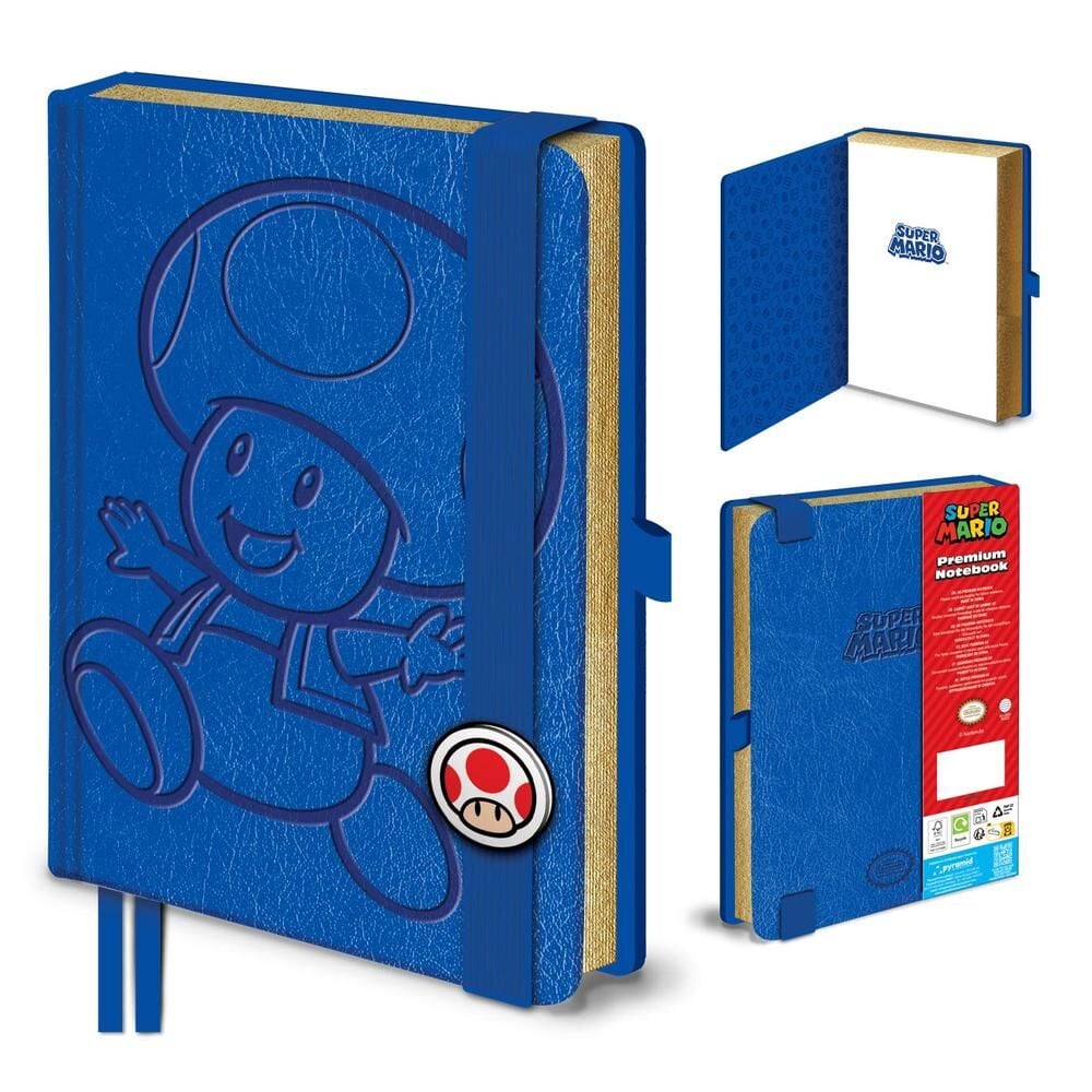Cuaderno A5 Toad Super Mario Frikytopia