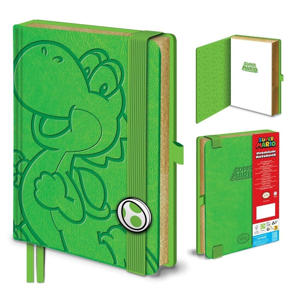 Cuaderno A5 Yoshi Super Mario Frikytopia