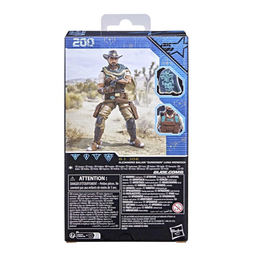 G.I. Joe Classified Series Figura #200 Alejandro Balam "Sundown" Luna Mendoza 15 cm