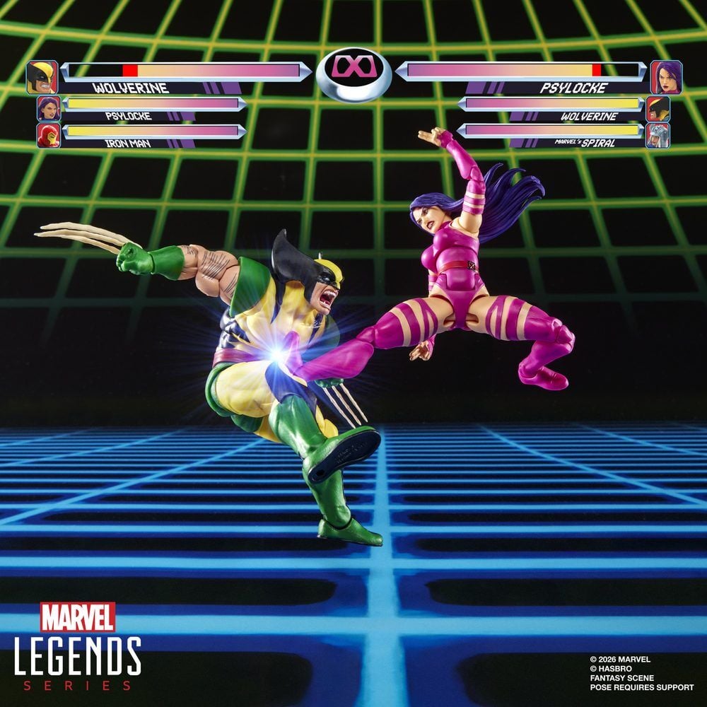 Marvel Games Marvel Legends Pack de 2 Figuras Wolverine & Psylocke 15 cm