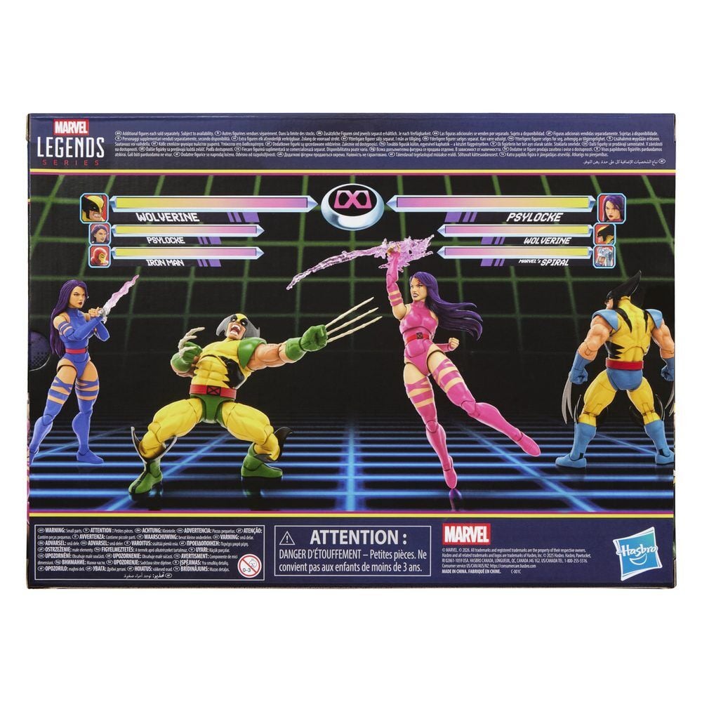 Marvel Games Marvel Legends Pack de 2 Figuras Wolverine & Psylocke 15 cm