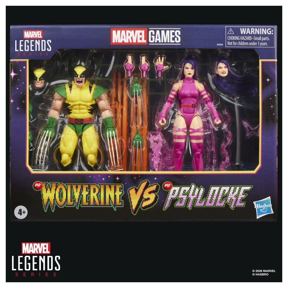 Marvel Games Marvel Legends Pack de 2 Figuras Wolverine & Psylocke 15 cm