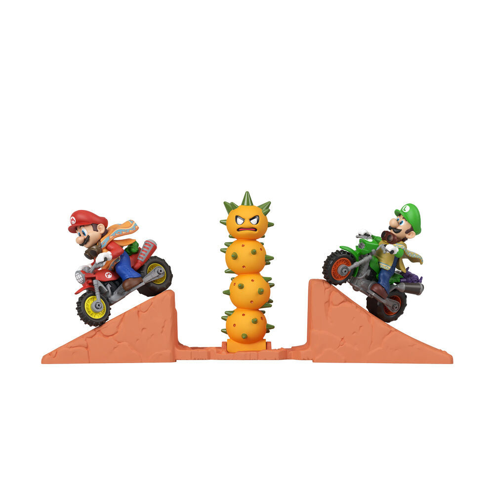 Super Mario Galaxy: la película Hot Wheels Set de Juego Mario & Luigi Salto del Desierto