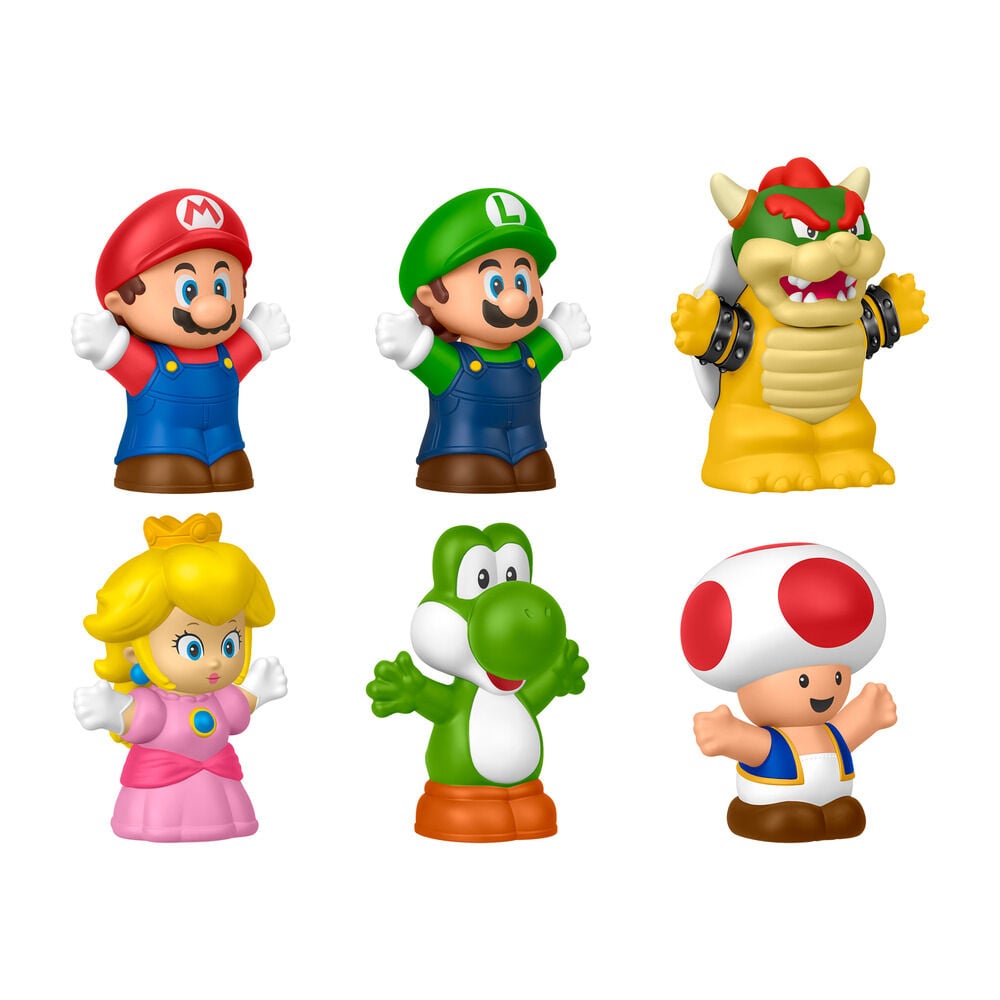 My Mario Little People Collector Pack de 6 Minifiguras 7 cm