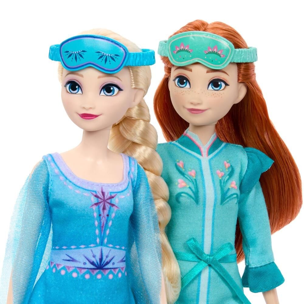 Blister Elsa y Ana Fiesta de Pijamas Frozen Disney