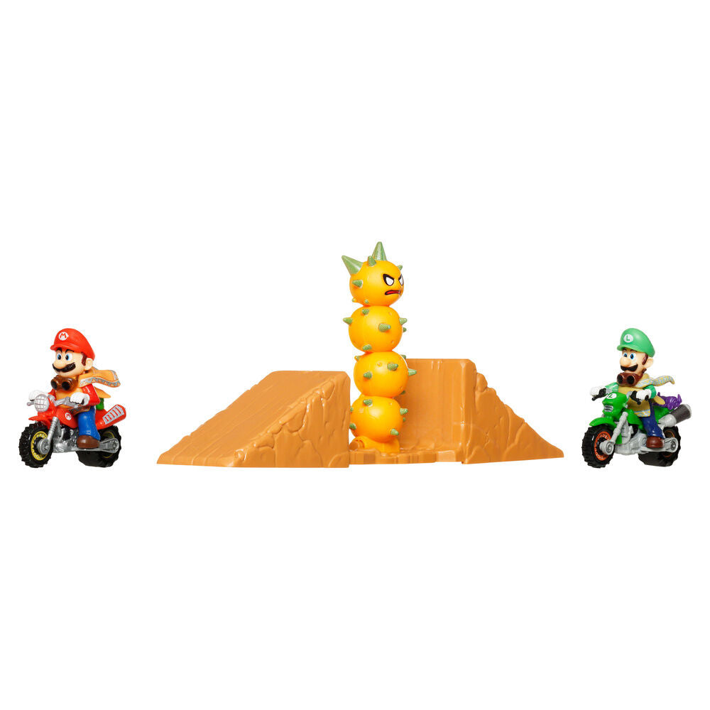Super Mario Galaxy: la película Hot Wheels Set de Juego Mario & Luigi Salto del Desierto