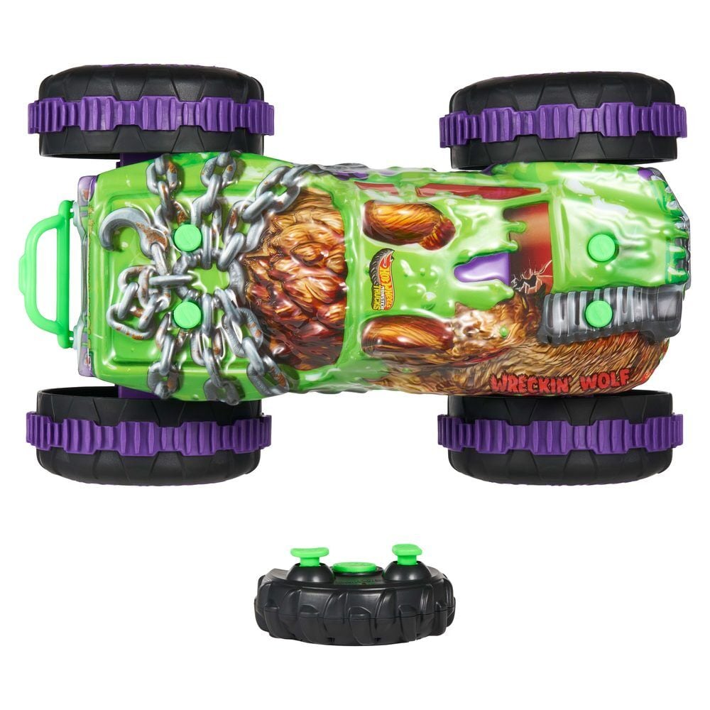 Coche radio control Wreckin Wolf Hot Wheels