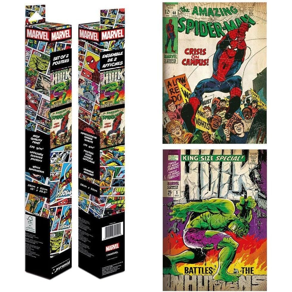 Set 2 posters Marvel Frikytopia