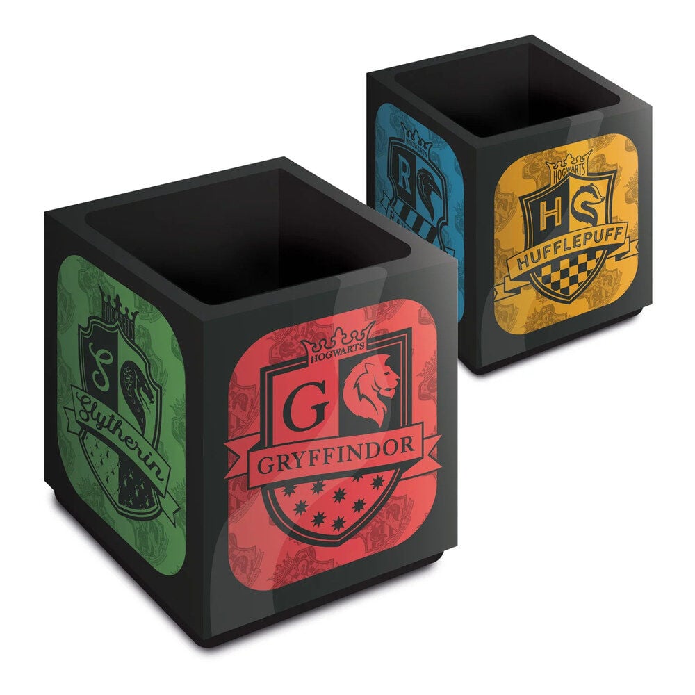 Portalapices cubilete Escudos Harry Potter