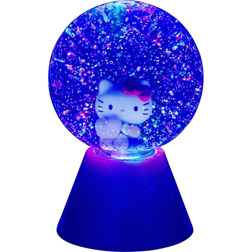 Lampara LED purpurina Hello Kitty