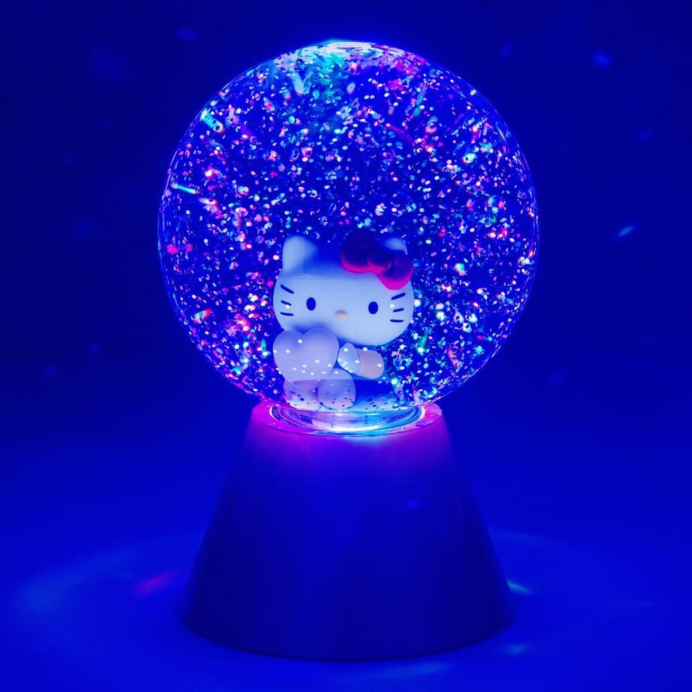 Lampara LED purpurina Hello Kitty